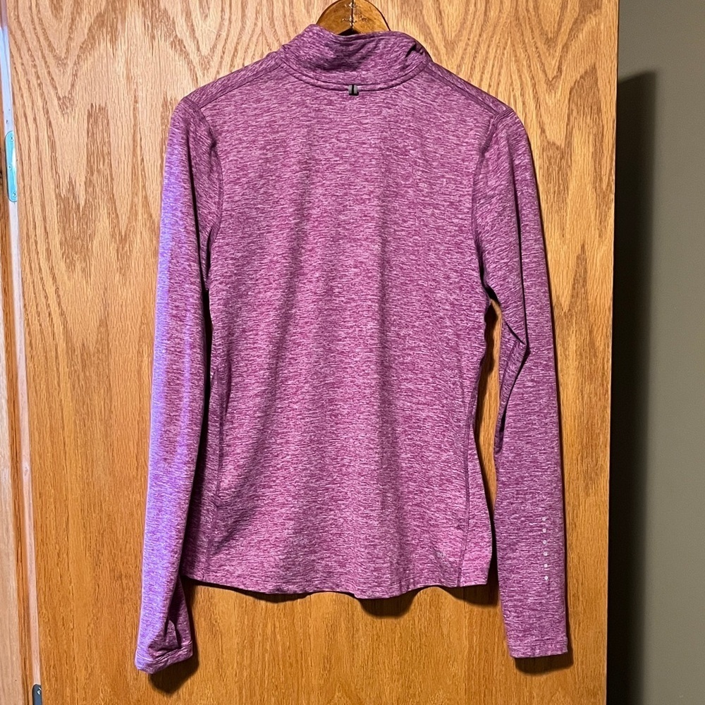 Nike Women's Heathered Purple Long Sleeve Top - Picture 11 of 14